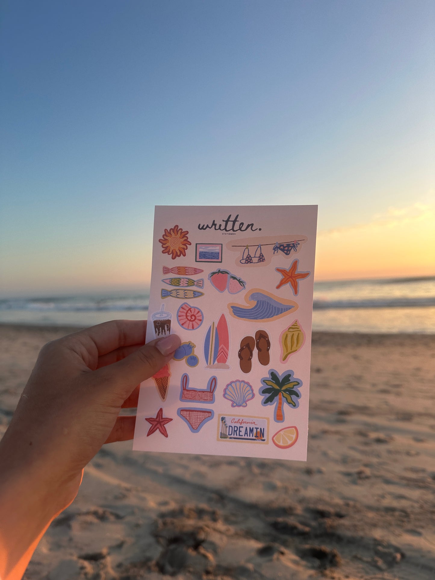 California Coast Sticker Sheet