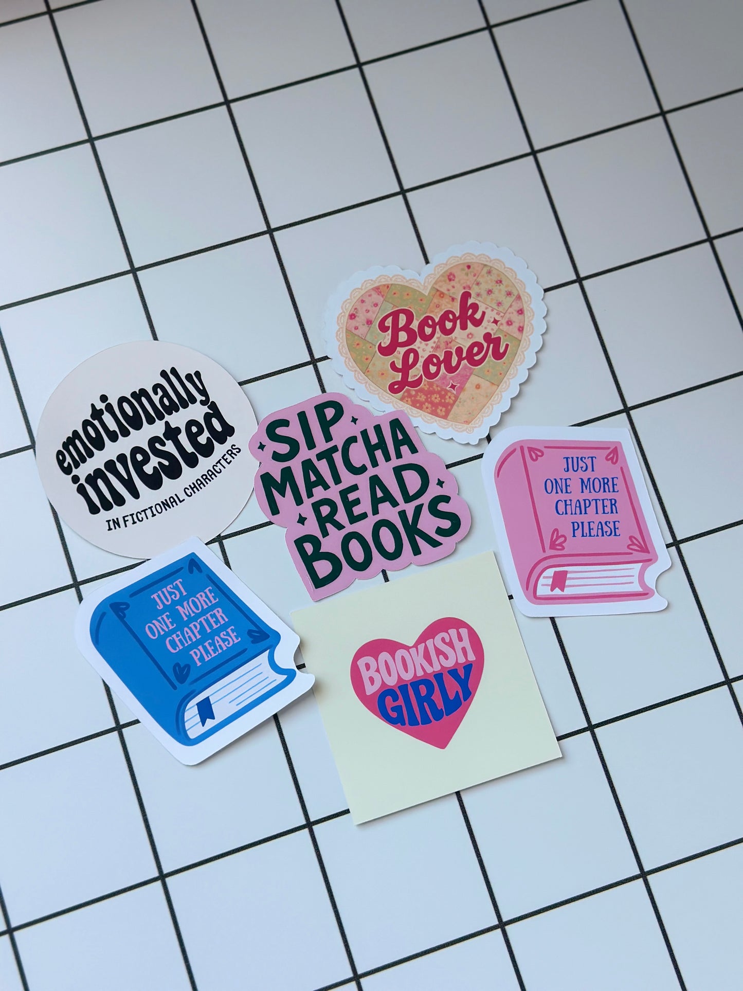 Bookish Stickers (6pc)