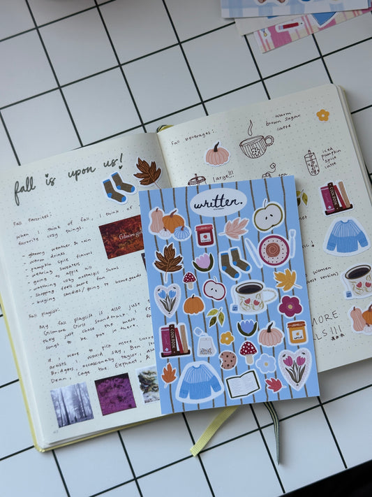 Falling Leaves Sticker Sheet