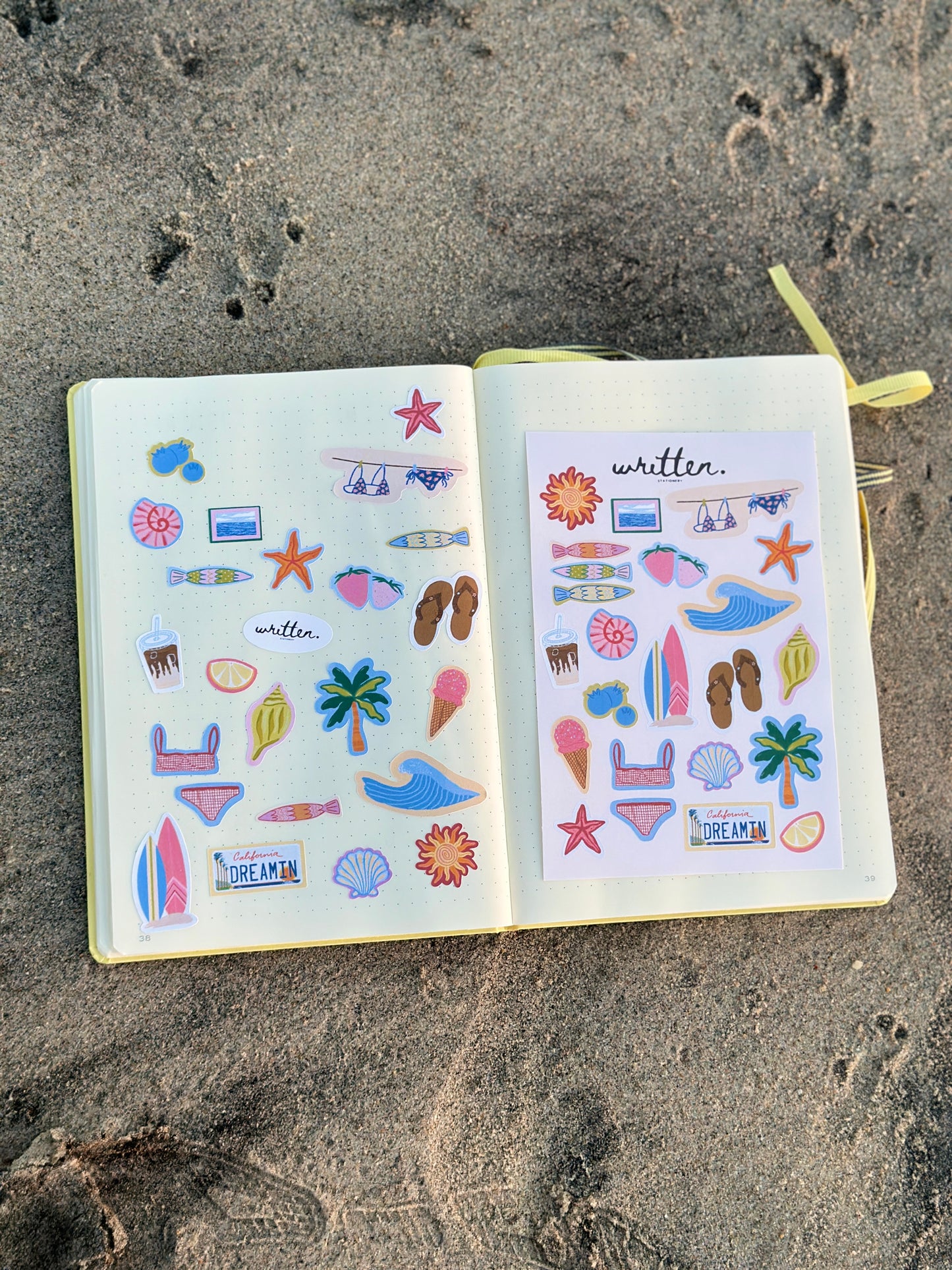 California Coast Sticker Sheet