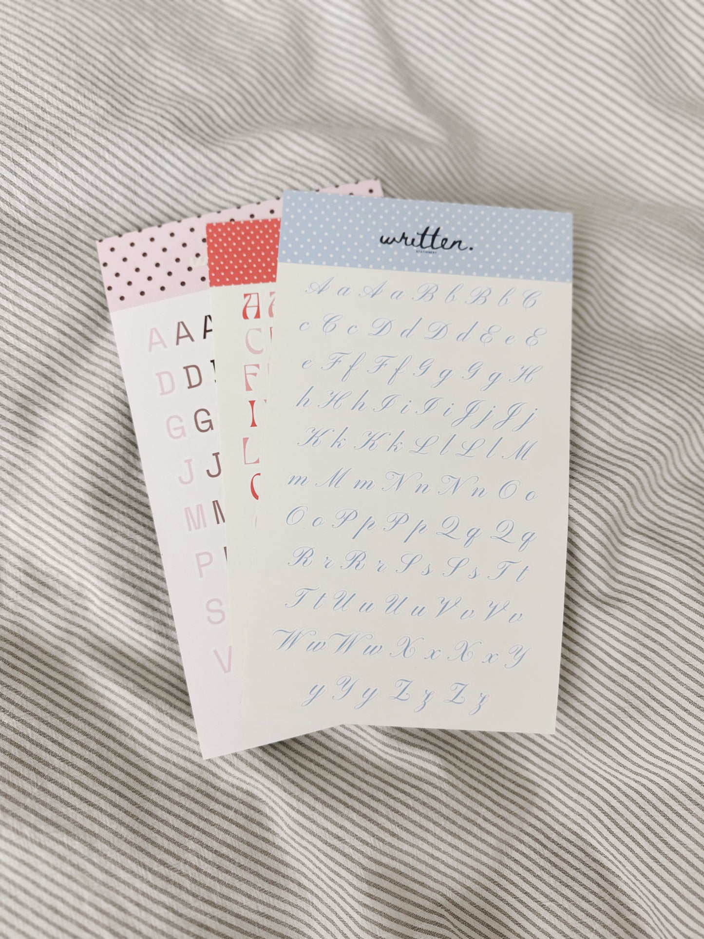Lettering Stickers (4 pc)