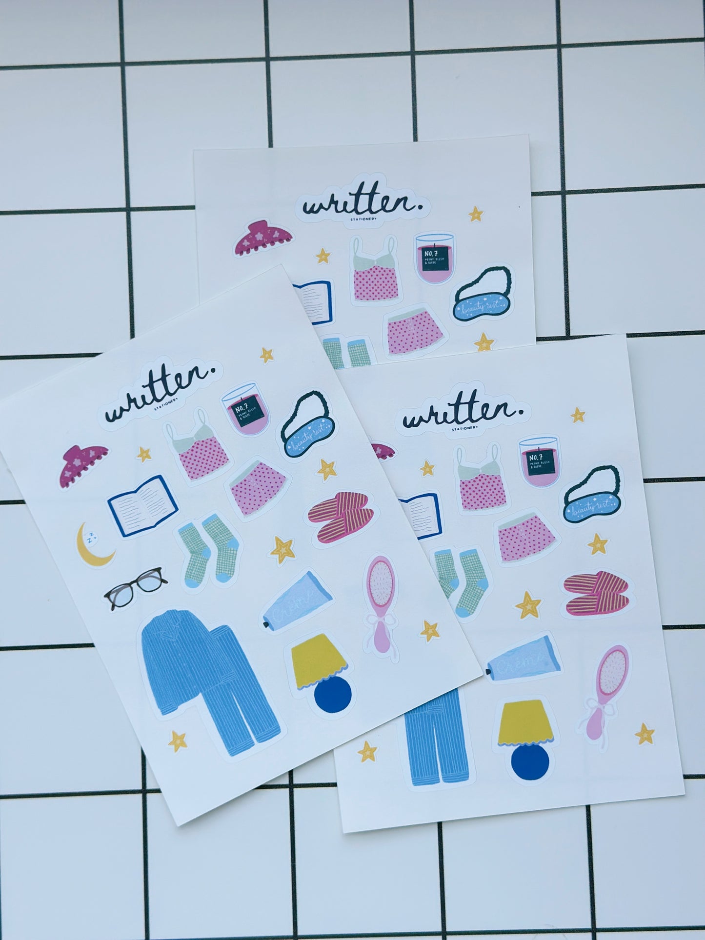 Night Time Sticker Sheet