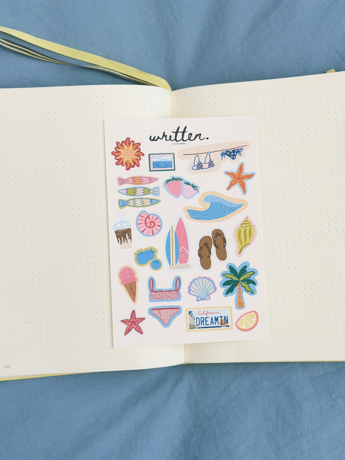 California Coast Sticker Sheet