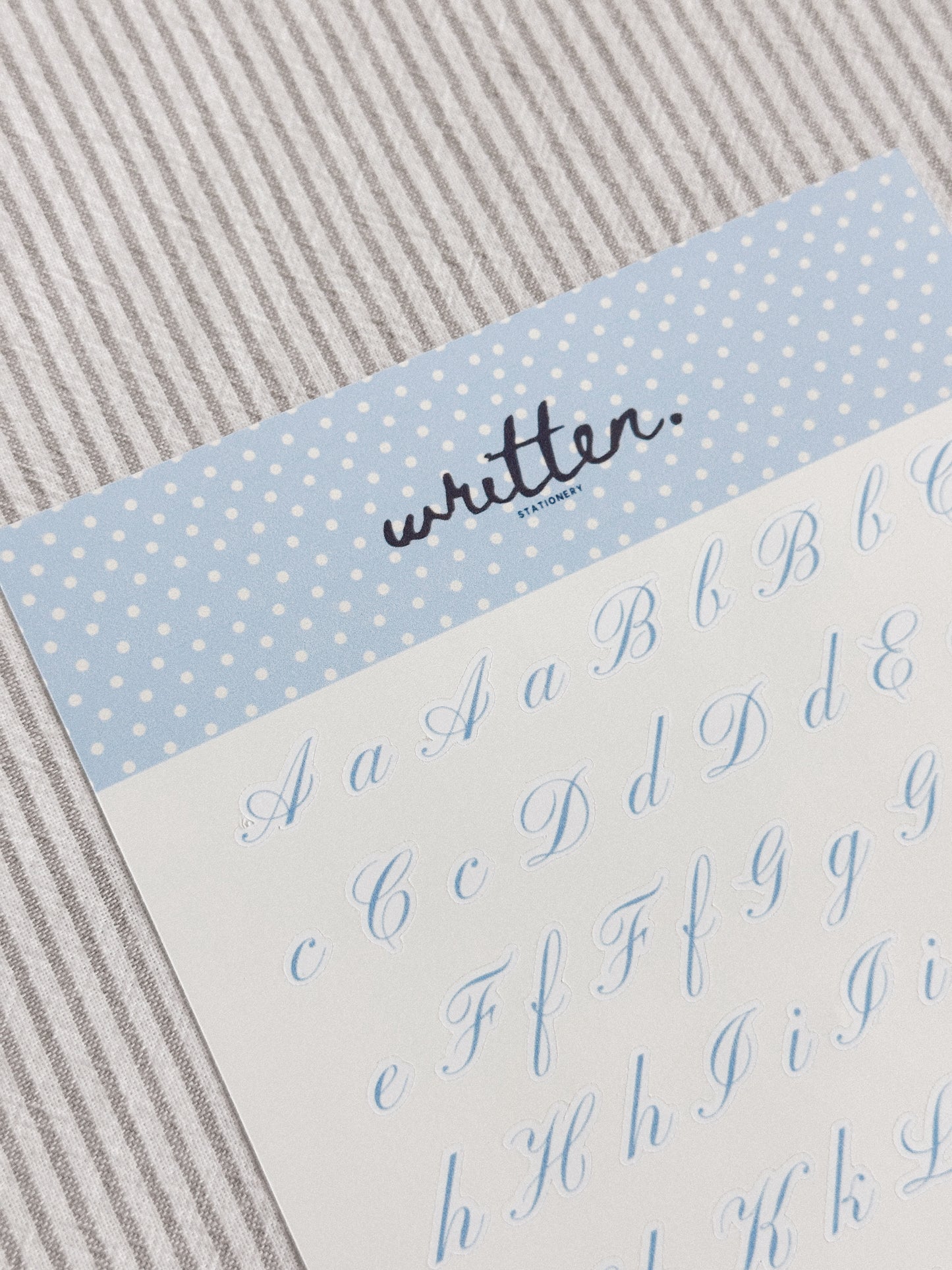 Lettering Stickers (4 pc)