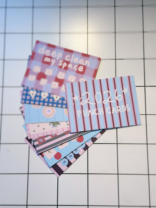 2026 Punch Cards - Digital Download