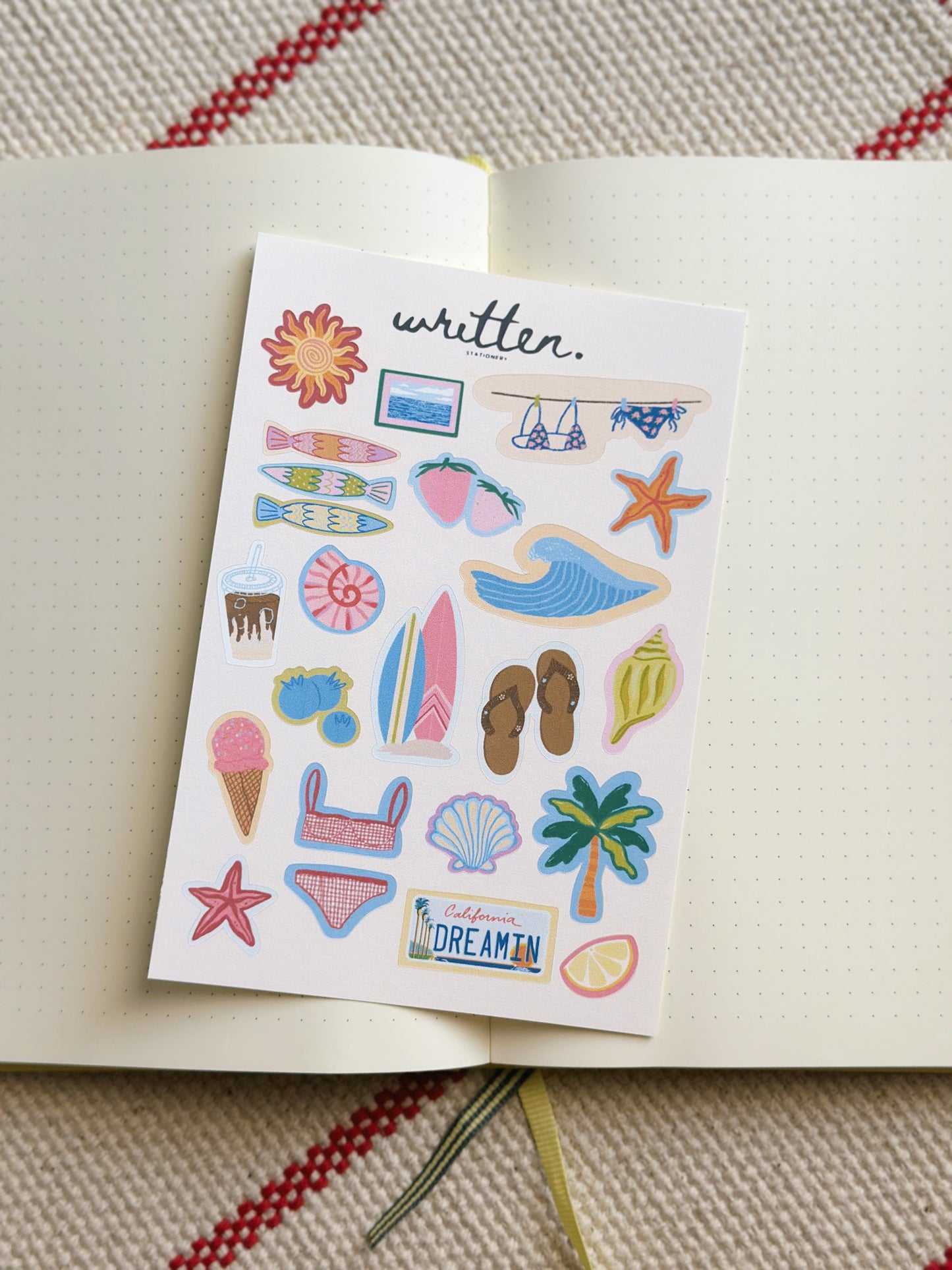 California Coast Sticker Sheet