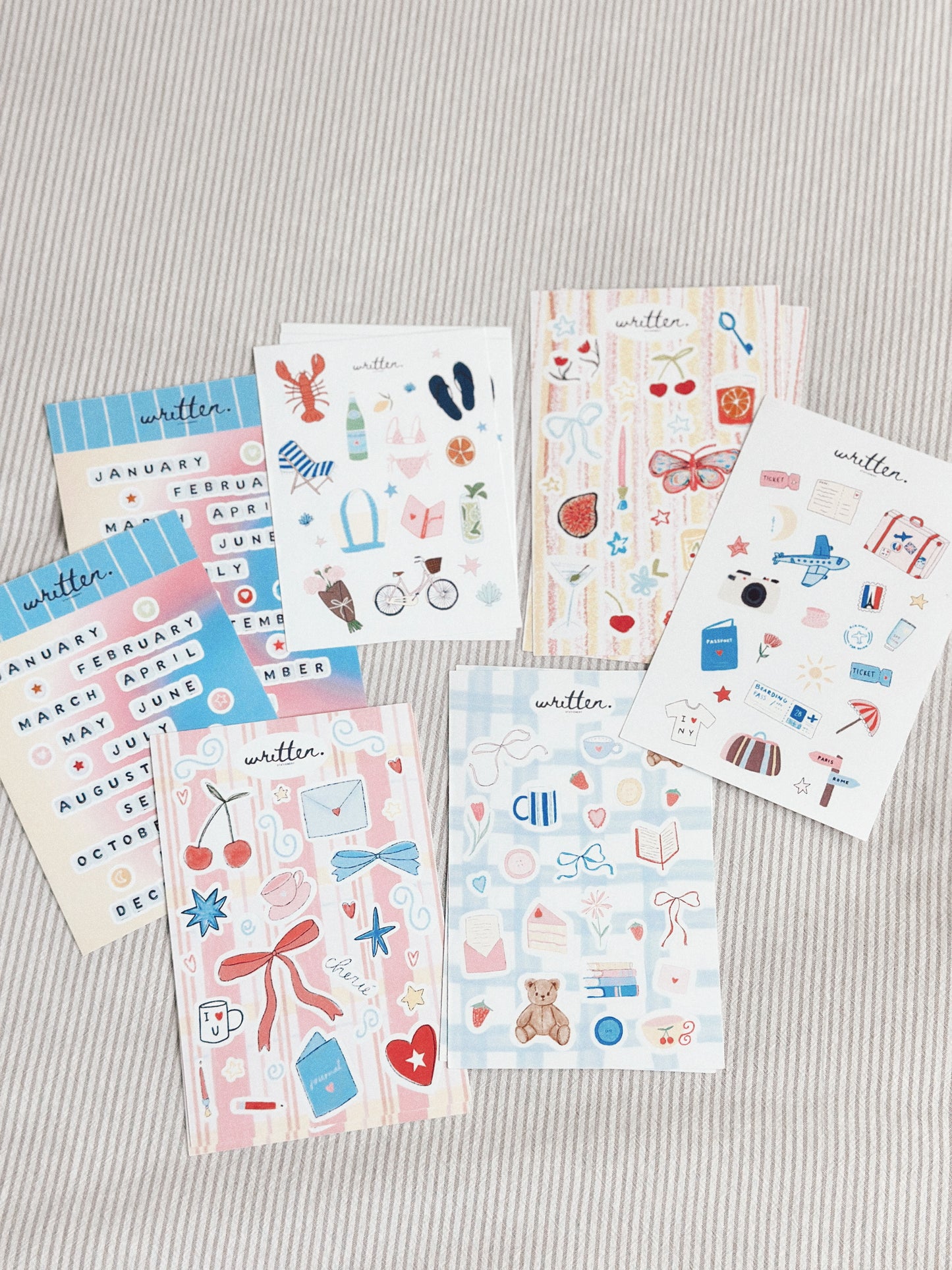 Month Bead Stickers