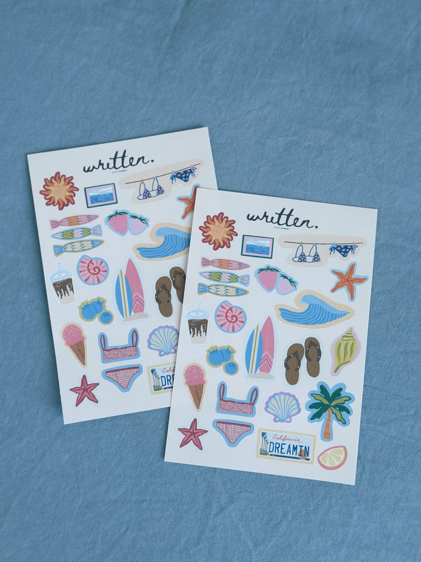 California Coast Sticker Sheet