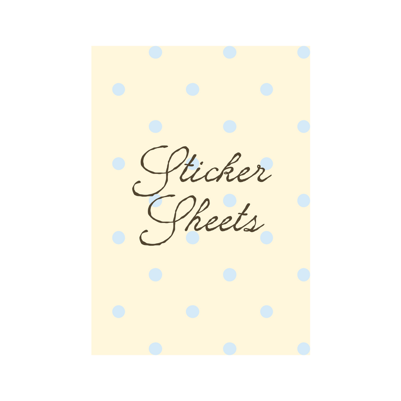 sticker sheets