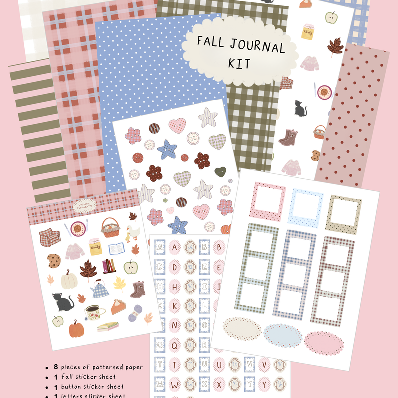 Dreamy Fall Journal Kit (PREORDER)