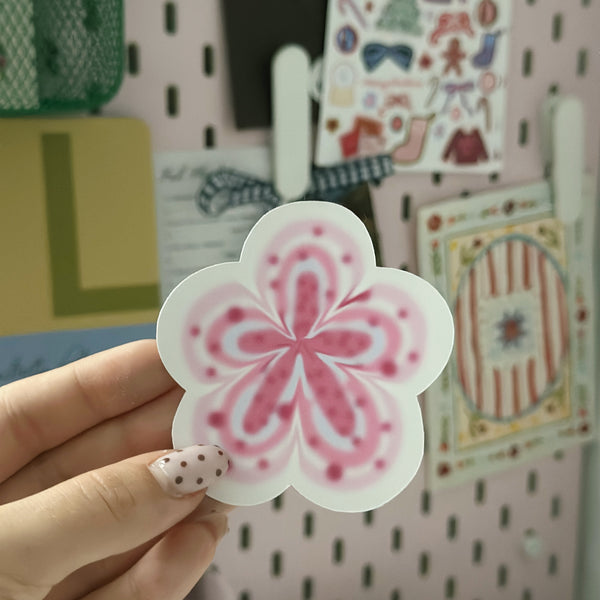 Pink Bloom Sticker