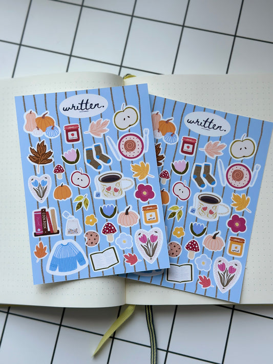 Falling Leaves Sticker Sheet