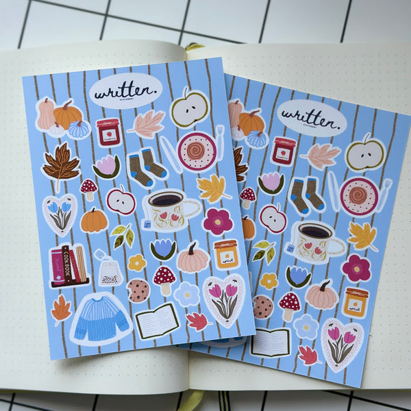 Falling Leaves Sticker Sheet