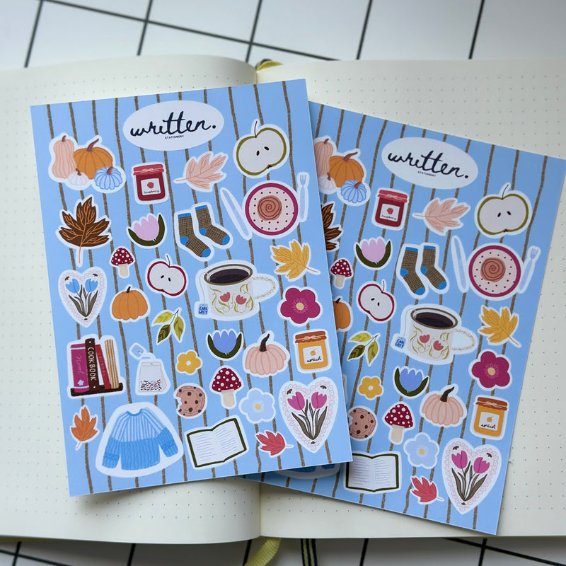Falling Leaves Sticker Sheet