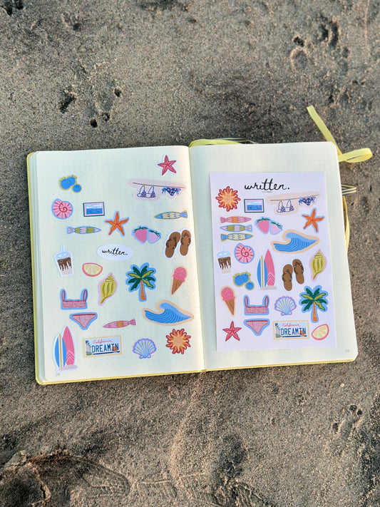 California Coast Sticker Sheet