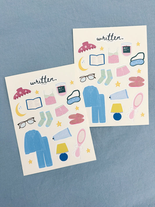 Night Time Sticker Sheet