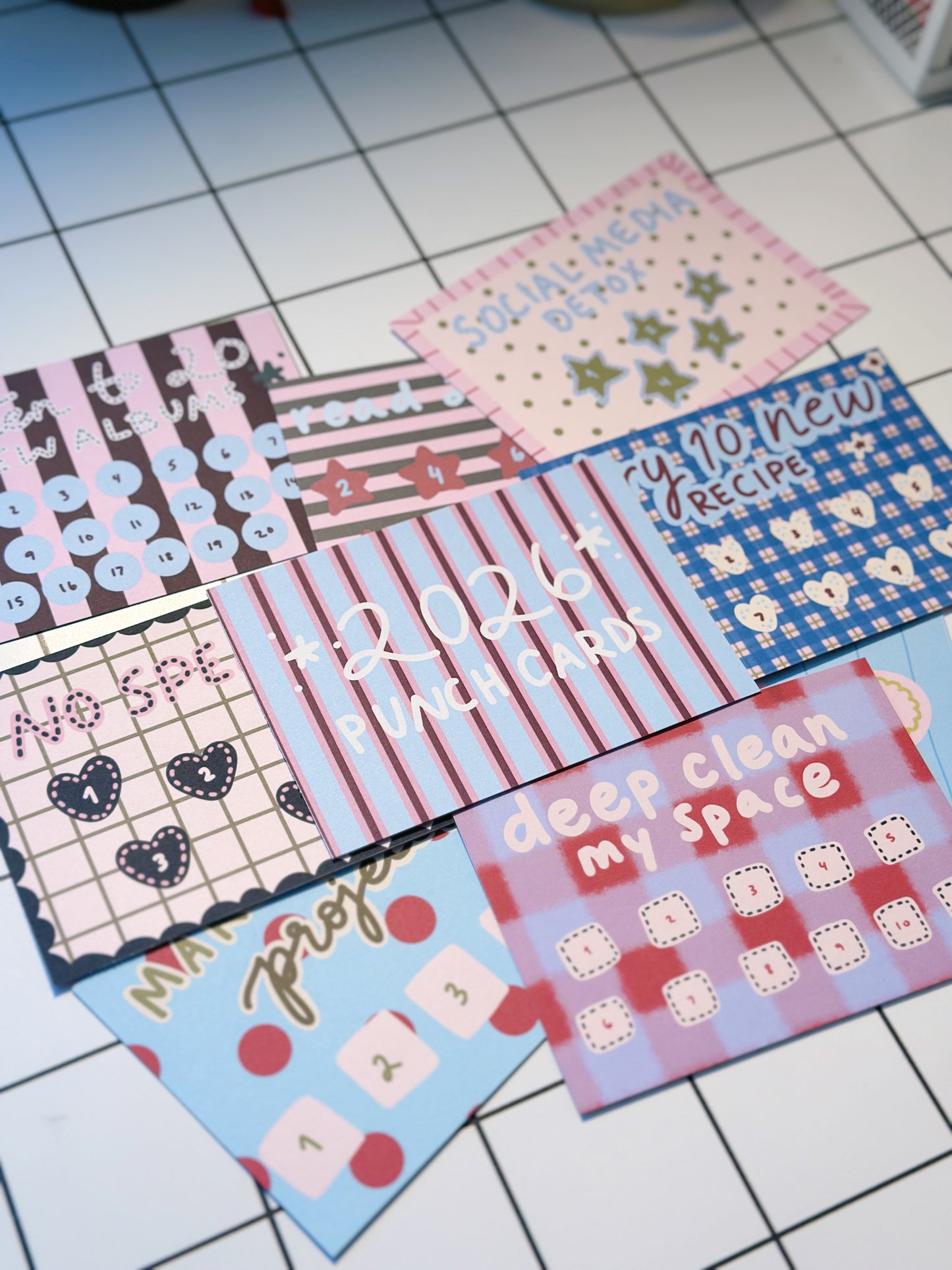 2026 Punch Cards - Digital Download