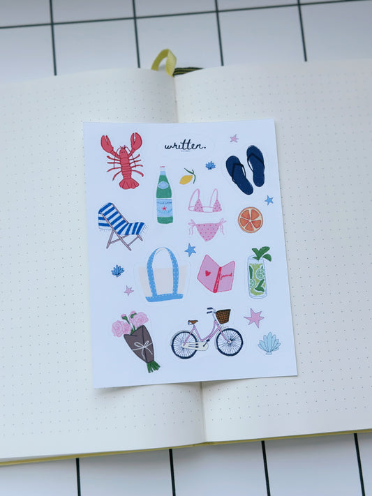 Coastal Sticker Sheet