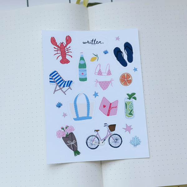 Coastal Sticker Sheet
