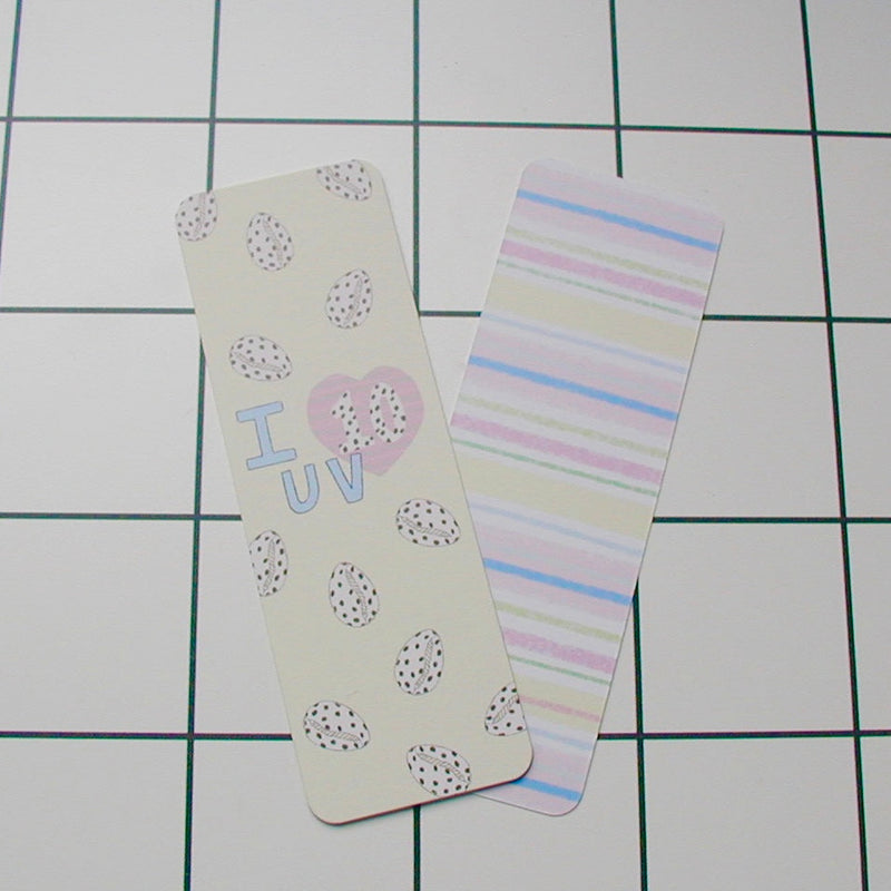 I Love 10 UV Bookmark