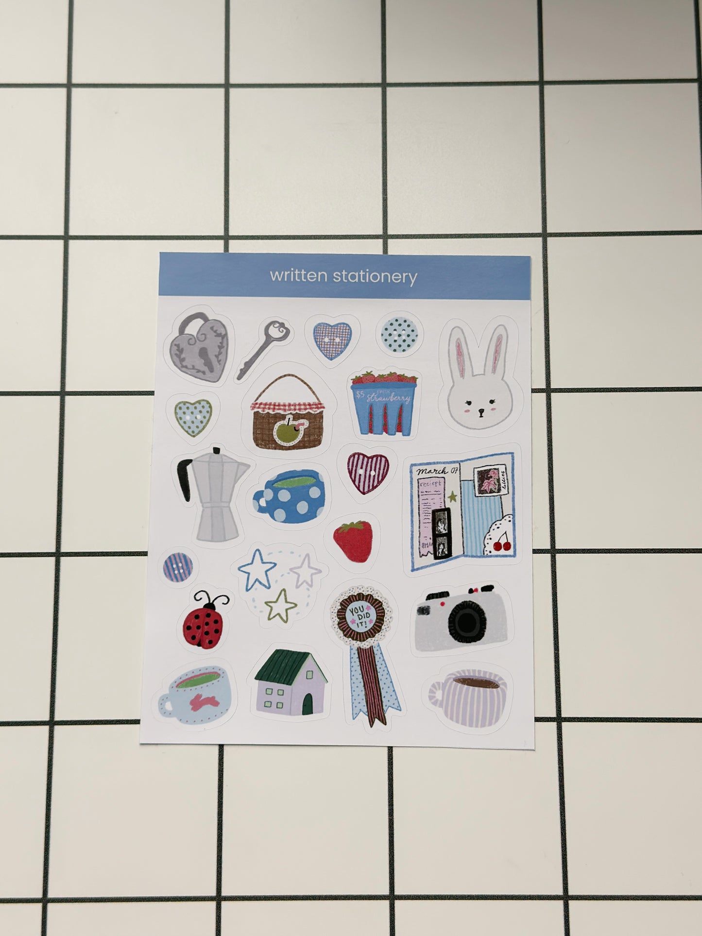 Quiet Days Sticker Sheet