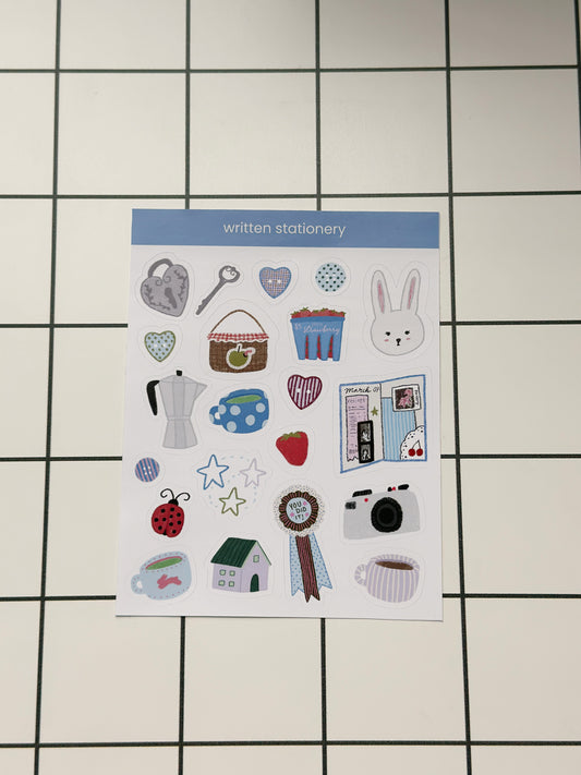 Quiet Days Sticker Sheet