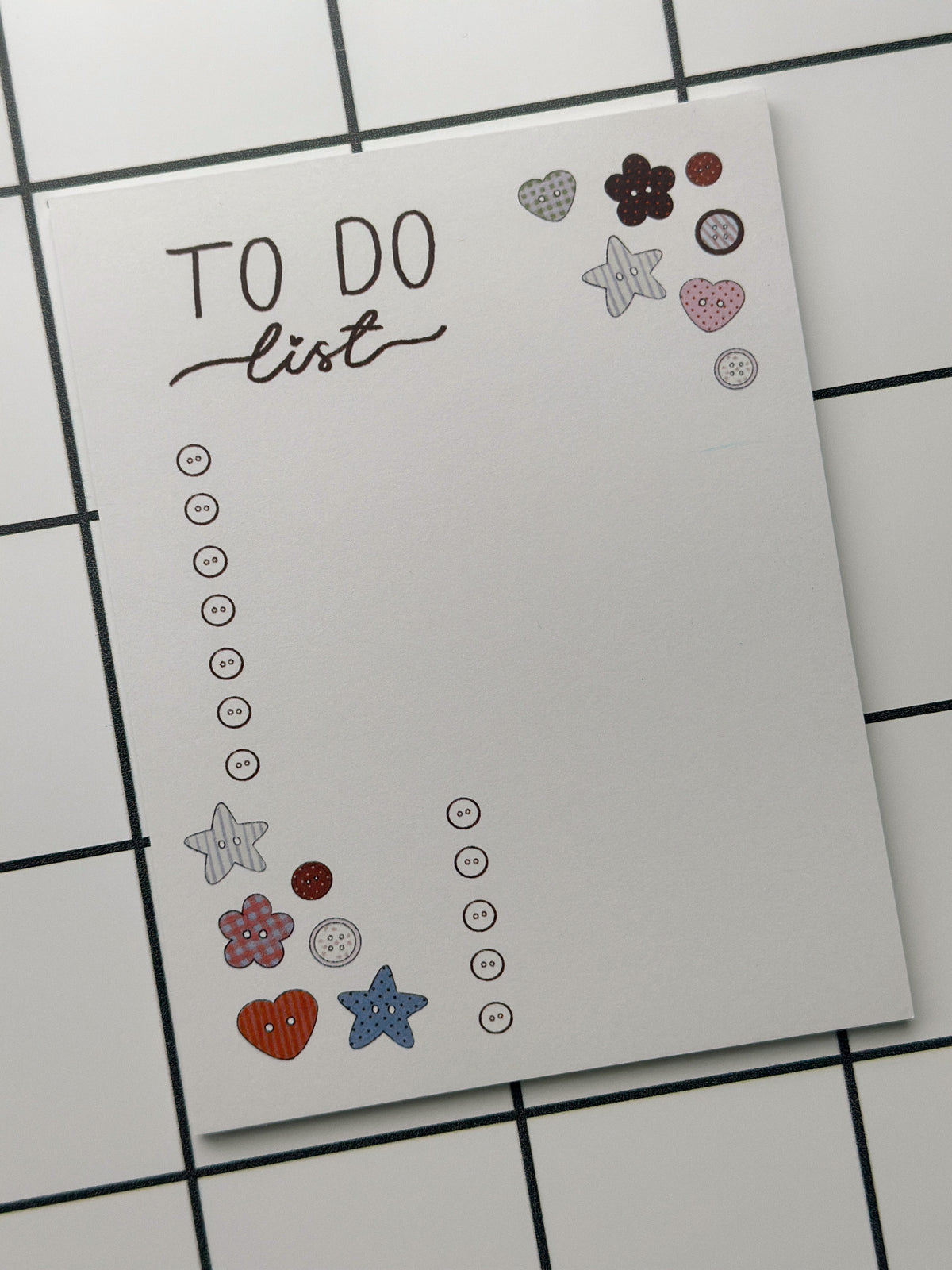 Button To-Dos Notepad