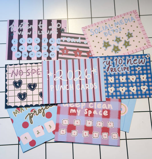 2026 Punch Cards - Digital Download