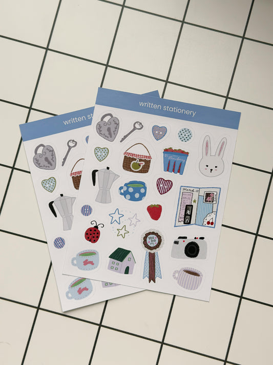 Quiet Days Sticker Sheet