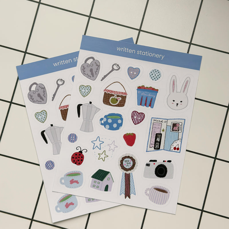 Quiet Days Sticker Sheet