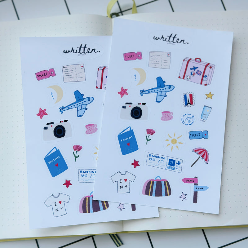 Travel Sticker Sheet