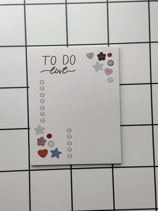 Button To-Dos Notepad
