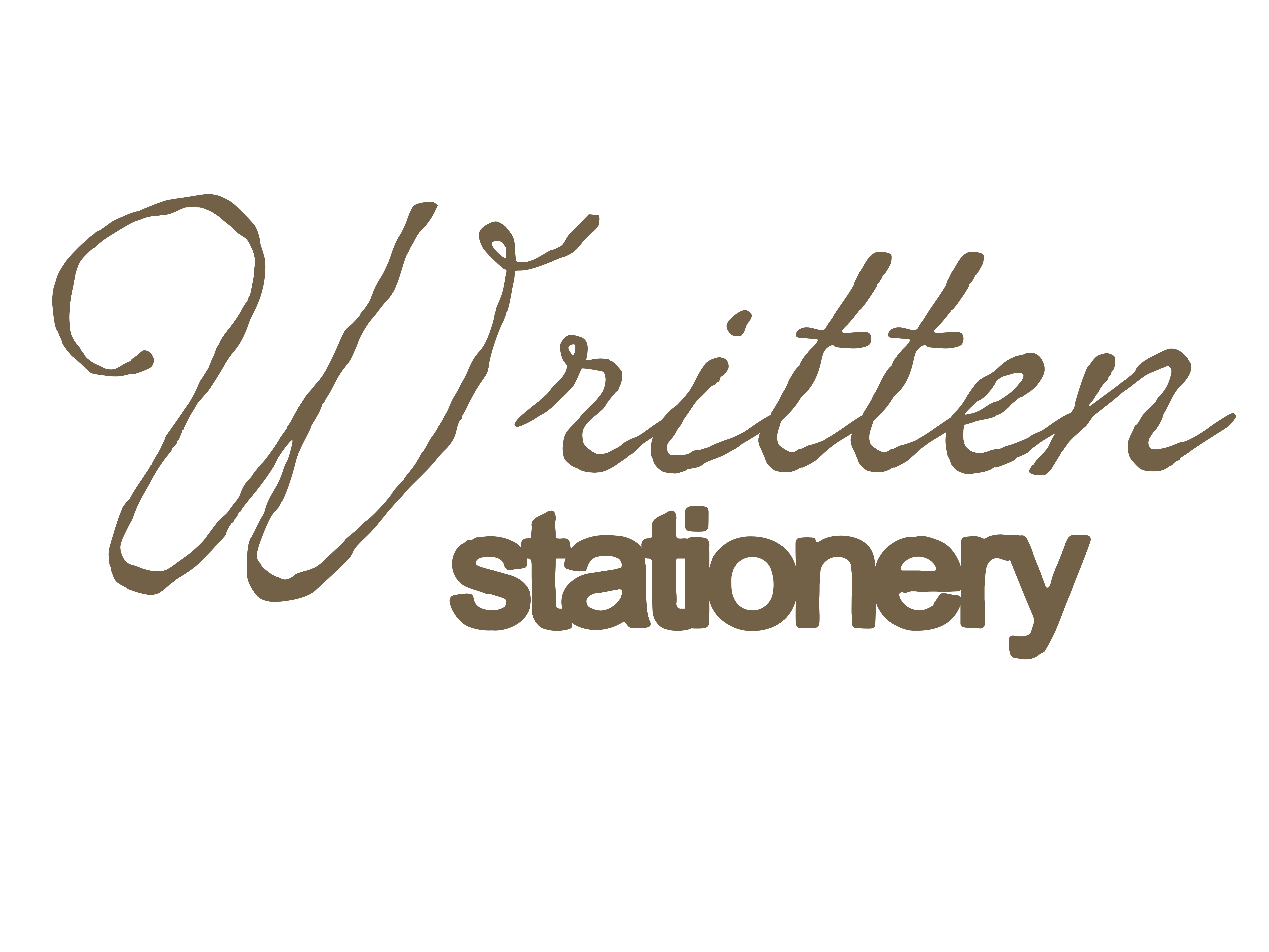 written stationery